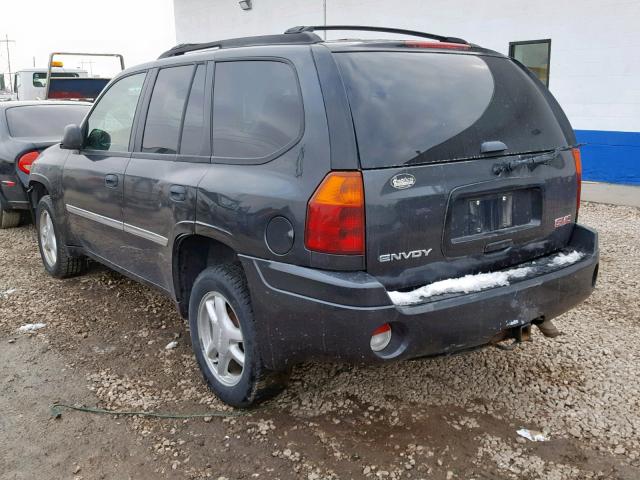 1GKDT13S262101392 - 2006 GMC ENVOY CHARCOAL photo 3