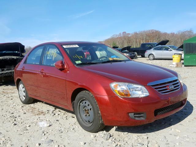 KNAFE122775393375 - 2007 KIA SPECTRA EX RED photo 1