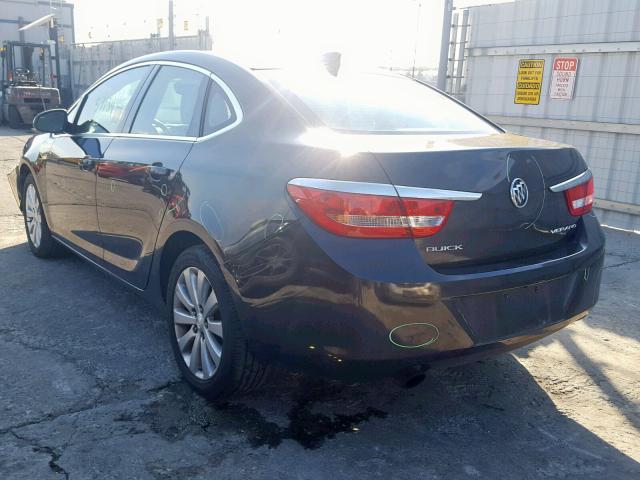 1G4PP5SK2G4111749 - 2016 BUICK VERANO CHARCOAL photo 3