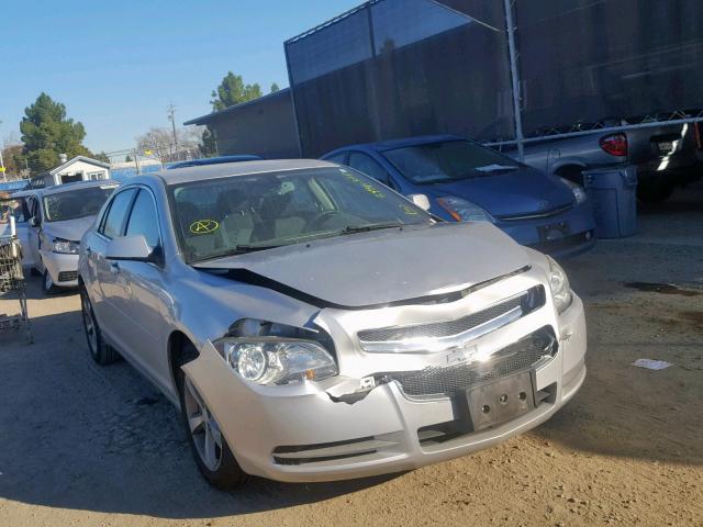 1G1ZC5E0XCF357376 - 2012 CHEVROLET MALIBU 1LT SILVER photo 1