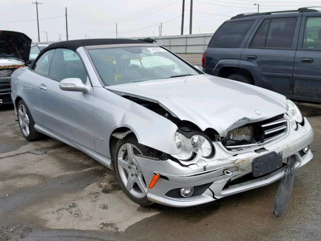 WDBTK72F67F223506 - 2007 MERCEDES-BENZ CLK 550 SILVER photo 1