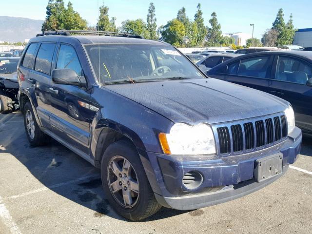 1J4GS48K75C665080 - 2005 JEEP GRAND CHER BLUE photo 1