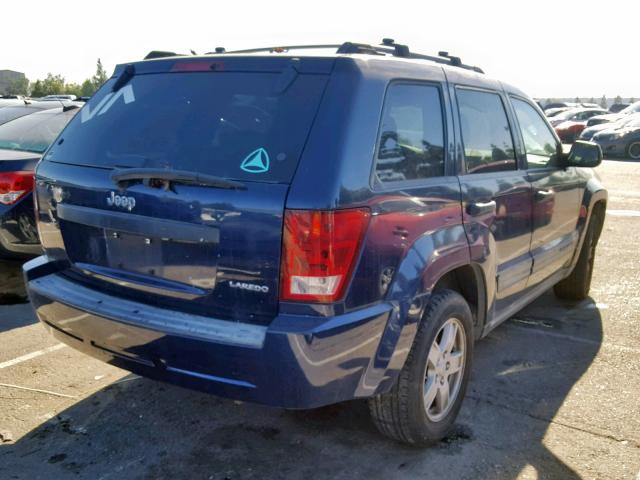 1J4GS48K75C665080 - 2005 JEEP GRAND CHER BLUE photo 4