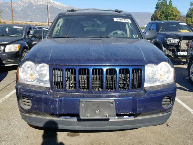 1J4GS48K75C665080 - 2005 JEEP GRAND CHER BLUE photo 9