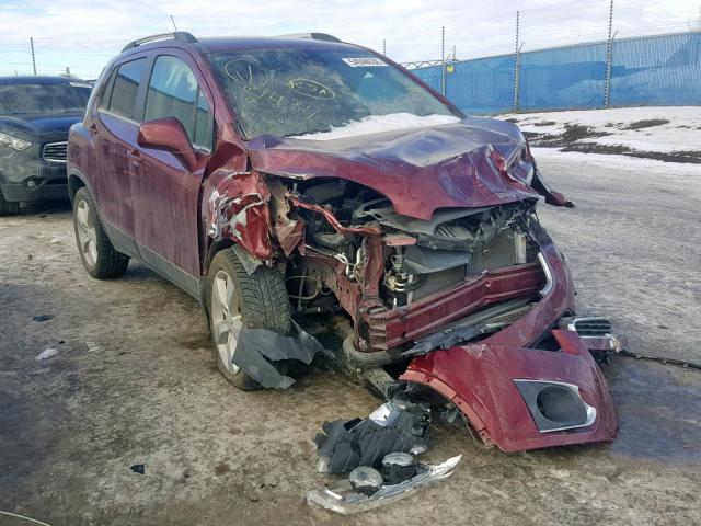 3GNCJSSB9EL178477 - 2014 CHEVROLET TRAX LTZ RED photo 1