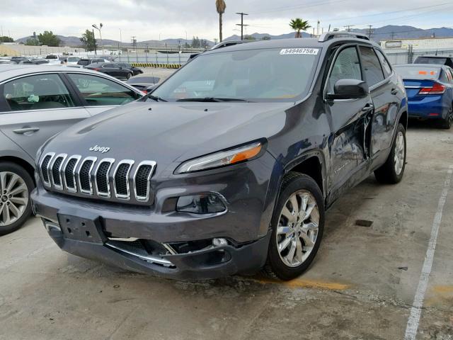 1C4PJLDB9FW628749 - 2015 JEEP CHEROKEE L CHARCOAL photo 2