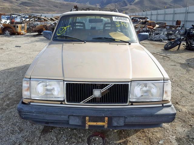 YV1AW8816N1924372 - 1992 VOLVO 240 GOLD photo 9