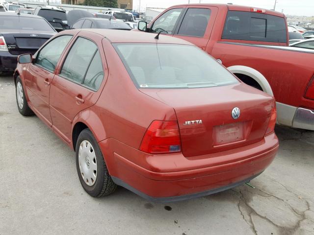 3VWRA29M3YM113162 - 2000 VOLKSWAGEN JETTA GL RED photo 3