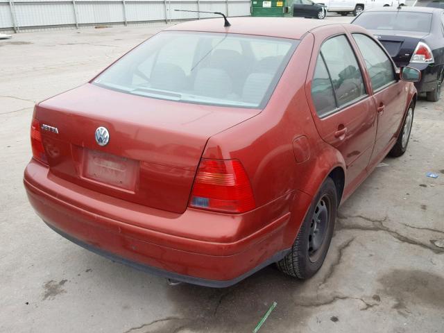 3VWRA29M3YM113162 - 2000 VOLKSWAGEN JETTA GL RED photo 4