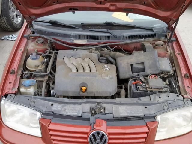 3VWRA29M3YM113162 - 2000 VOLKSWAGEN JETTA GL RED photo 7