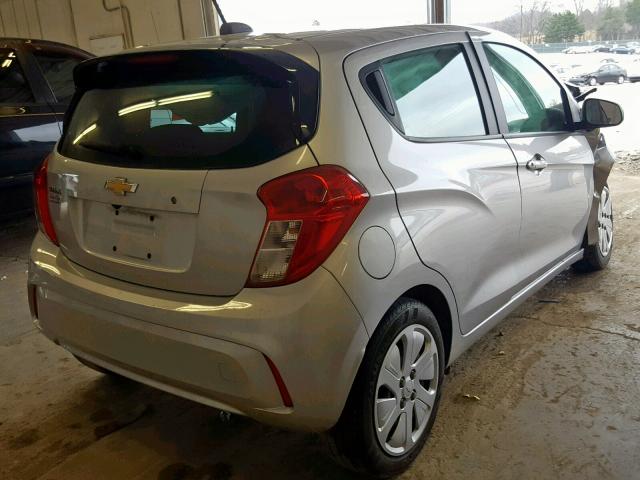 KL8CB6SAXHC729951 - 2017 CHEVROLET SPARK LS SILVER photo 4