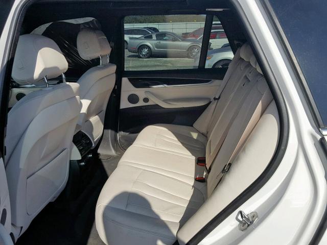 5UXKT0C55H0S79723 - 2017 BMW X5 XDR40E WHITE photo 6