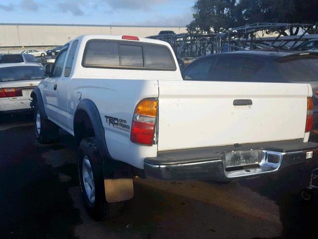 5TESN92N64Z409200 - 2004 TOYOTA TACOMA XTR 白色 照片 3