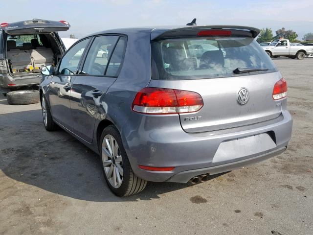 WVWDM7AJ8CW076668 - 2012 VOLKSWAGEN GOLF 灰色 照片 3
