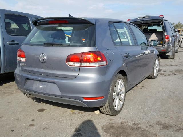 WVWDM7AJ8CW076668 - 2012 VOLKSWAGEN GOLF 灰色 照片 4