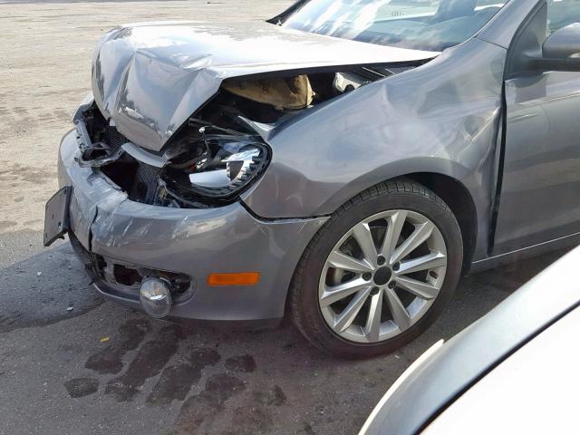 WVWDM7AJ8CW076668 - 2012 VOLKSWAGEN GOLF 灰色 照片 9