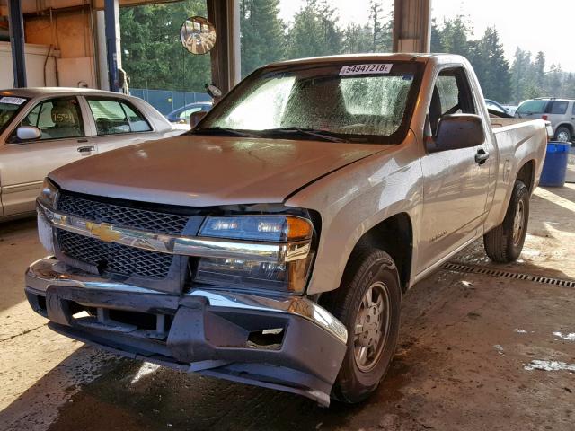 1GCCS148658138759 - 2005 CHEVROLET COLORADO TAN photo 2