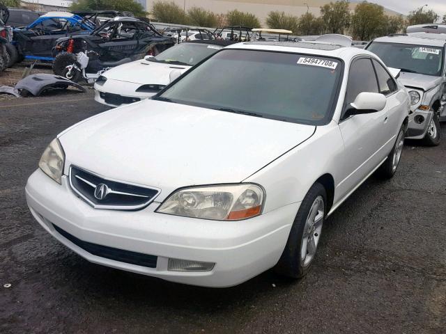 19UYA42651A032724 - 2001 ACURA 3.2CL TYPE WHITE photo 2
