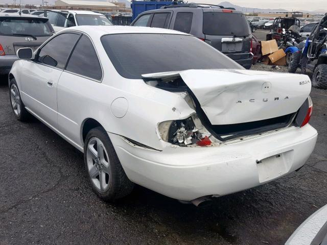 19UYA42651A032724 - 2001 ACURA 3.2CL TYPE WHITE photo 3