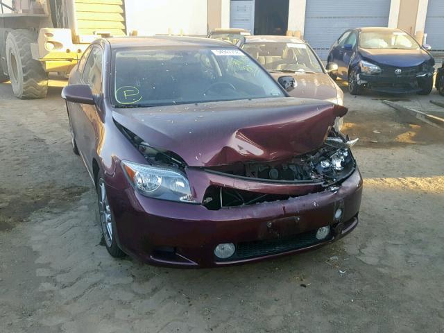 JTKDE167760068181 - 2006 TOYOTA SCION TC Tünd qırmızı foto 1