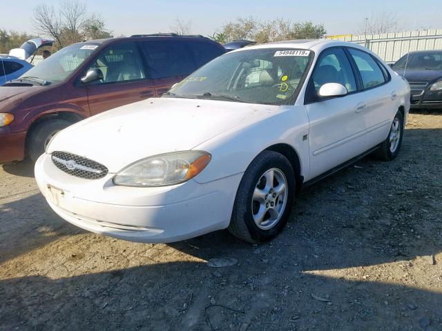 1FAFP55S93A276758 - 2003 FORD TAURUS SES WHITE photo 2