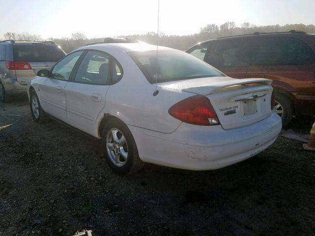 1FAFP55S93A276758 - 2003 FORD TAURUS SES WHITE photo 3