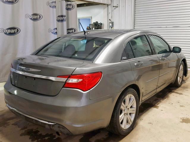 1C3CCBAB0CN318180 - 2012 CHRYSLER 200 LX SILVER photo 4