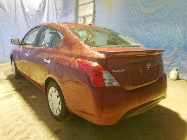 3N1CN7AP2KL881294 - 2019 NISSAN VERSA S BURGUNDY photo 3