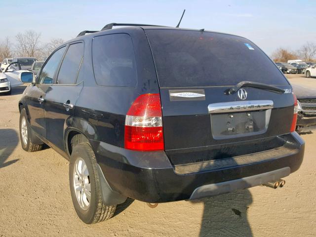 2HNYD18973H555067 - 2003 ACURA MDX TOURIN BLACK photo 3