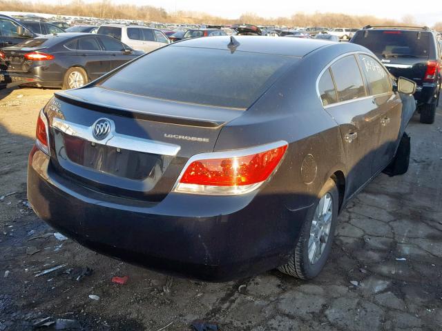 1G4GA5EDXBF222884 - 2011 BUICK LACROSSE C BLACK photo 4