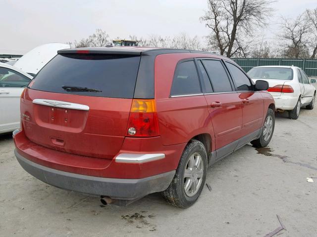 2A4GM68496R750308 - 2006 CHRYSLER PACIFICA T MAROON photo 4