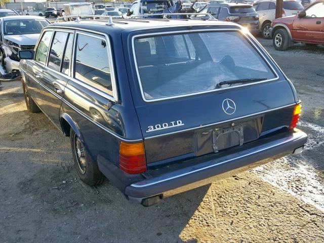 WDBAB93C0FF033822 - 1985 MERCEDES-BENZ 300 TDT BLUE photo 3