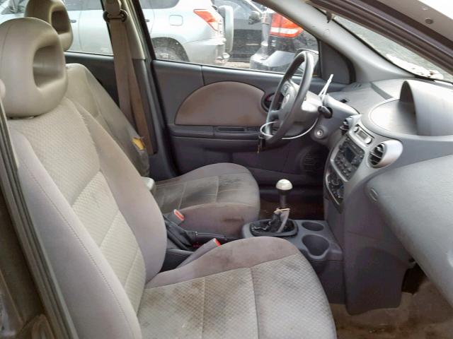 1G8AZ52F95Z142403 - 2005 SATURN ION LEVEL GRAY photo 5
