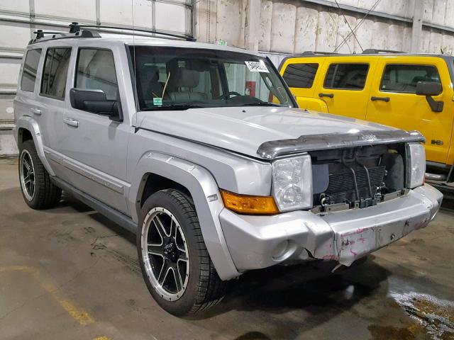 1J8HG58N16C303106 - 2006 JEEP COMMANDER SILVER photo 1