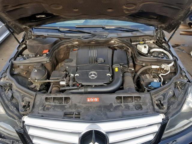 WDDGF4HB7CR232093 - 2012 MERCEDES-BENZ C 250 BLACK photo 7