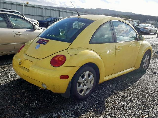 3VWCK21C83M429428 - 2003 VOLKSWAGEN NEW BEETLE YELLOW photo 4