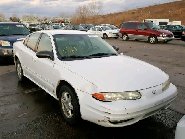 1G3NL52F23C287906 - 2003 OLDSMOBILE ALERO GL WHITE photo 1