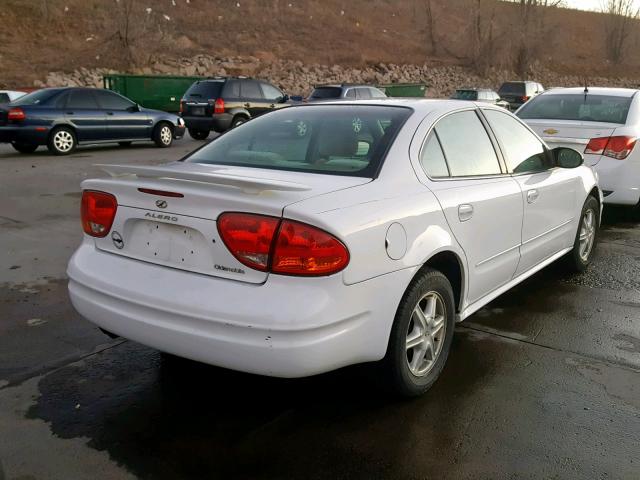 1G3NL52F23C287906 - 2003 OLDSMOBILE ALERO GL WHITE photo 4