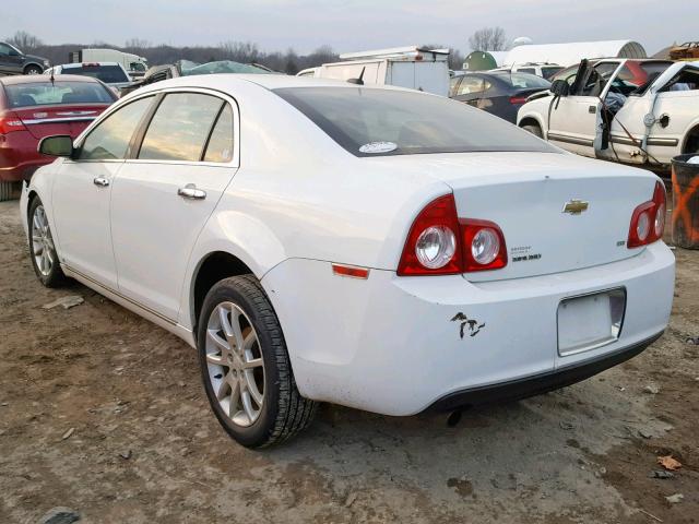 1G1ZK57B39F101901 - 2009 CHEVROLET MALIBU LTZ WHITE photo 3