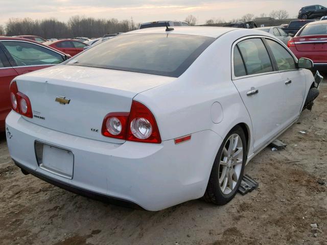 1G1ZK57B39F101901 - 2009 CHEVROLET MALIBU LTZ WHITE photo 4