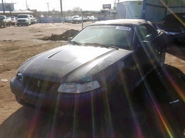 1FAFP46V0XF217691 - 1999 FORD MUSTANG CO BLACK photo 2