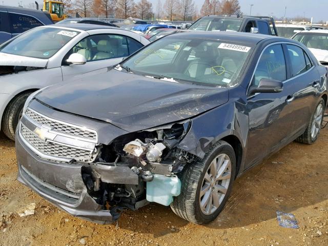 1G11H5SA7DF270659 - 2013 CHEVROLET MALIBU LTZ 灰色 照片 2