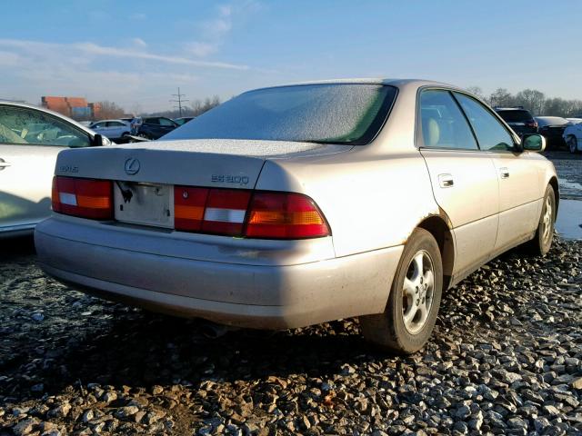 JT8BF28G1W0132339 - 1998 LEXUS ES 300 TAN photo 4