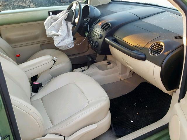 3VWPG31C67M500902 - 2007 VOLKSWAGEN NEW BEETLE Yaşıl foto 5