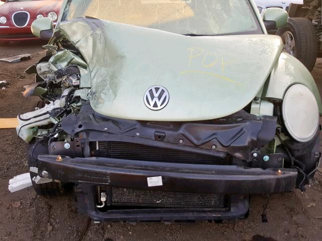 3VWPG31C67M500902 - 2007 VOLKSWAGEN NEW BEETLE Yaşıl foto 7