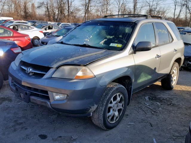 2HNYD18851H529295 - 2001 ACURA MDX TOURIN GRAY photo 2