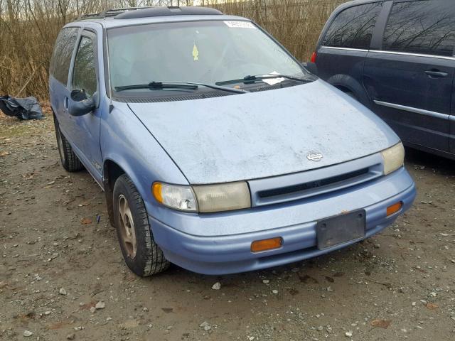 4N2DN11WXSD867829 - 1995 NISSAN QUEST XE BLUE photo 1