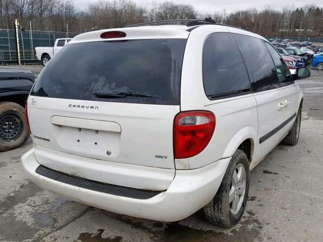 1D4GP45R06B573862 - 2006 DODGE CARAVAN SX WHITE photo 4