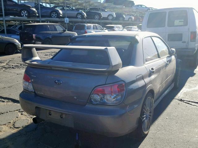 JF1GD70666L523231 - 2006 SUBARU IMPREZA WR SILVER photo 4