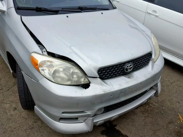 2T1KR32E93C057445 - 2003 TOYOTA COROLLA MA GRAY photo 9